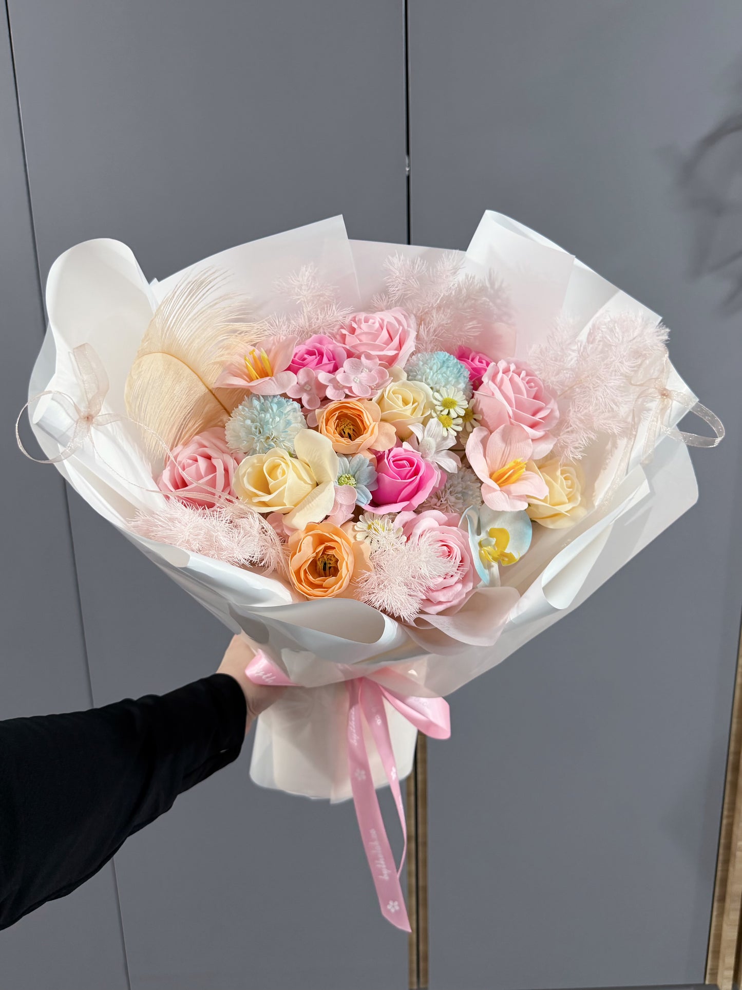 Bliss in Garden Premium Large Soap Flower Bouquet