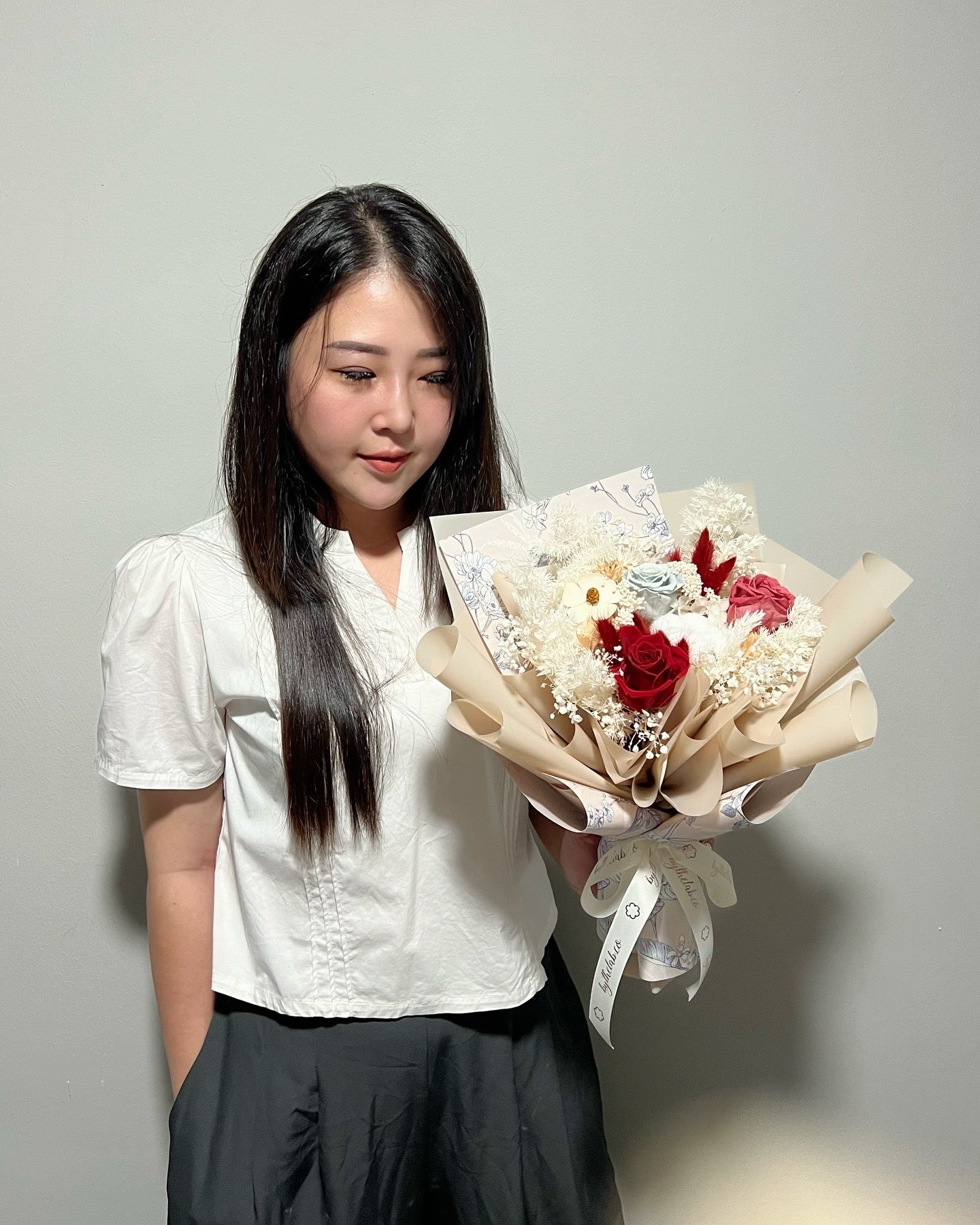 Preserved Roses Flower Bouquet - Warmest Love