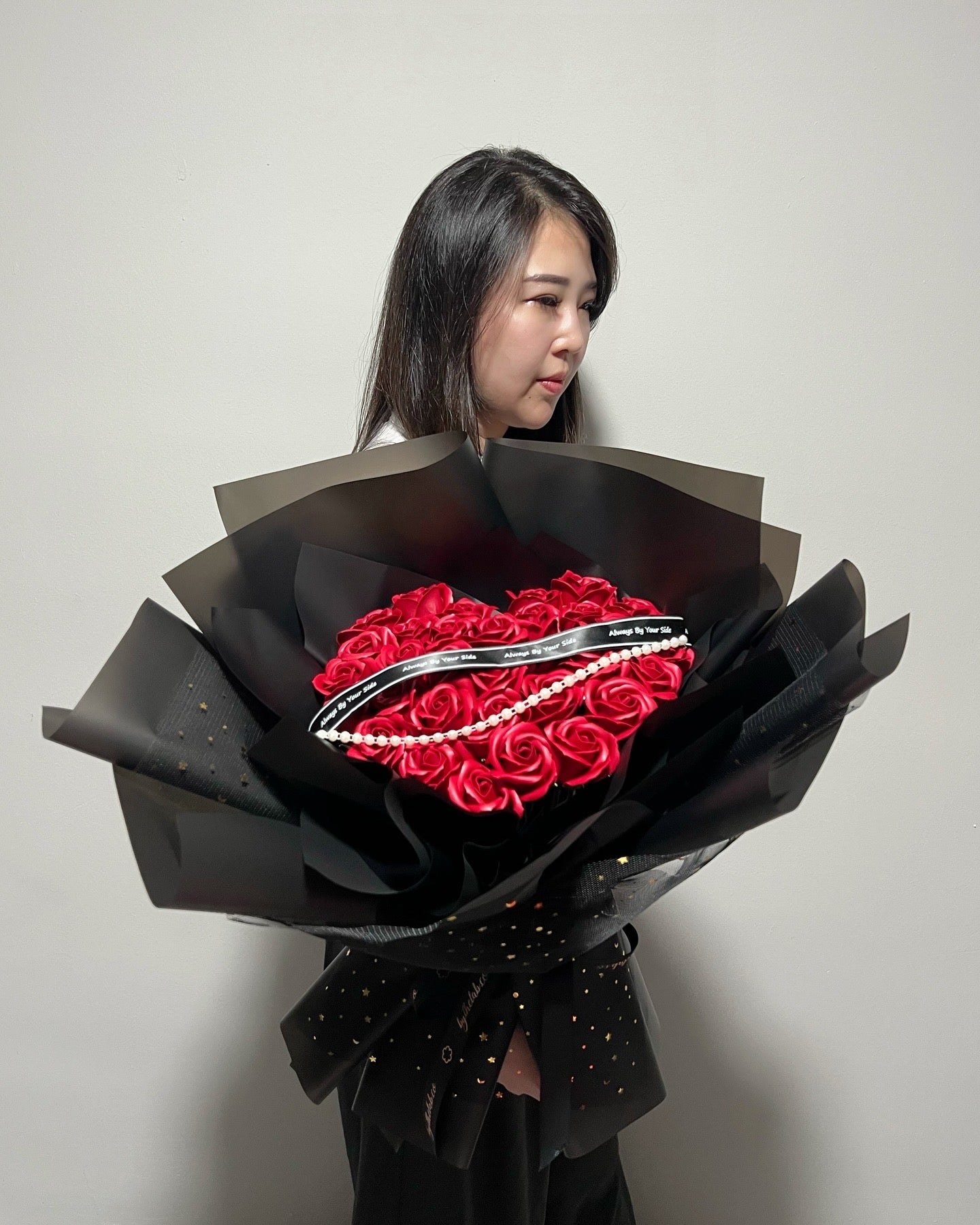 33 Stalks - '' One & Only Love'' Red Soap Roses Bouquet