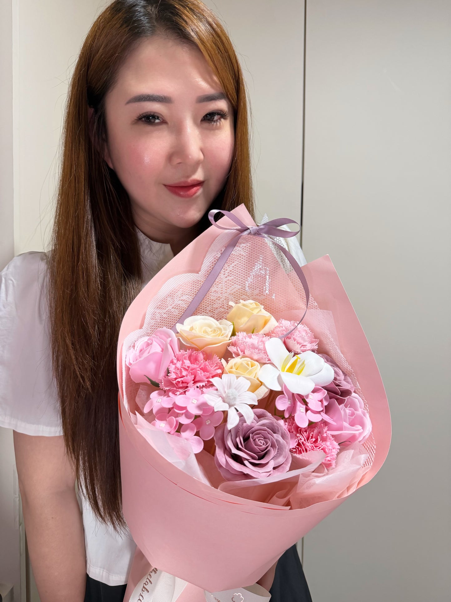 Gentle Blooms Mix Soap Flower Bouquet