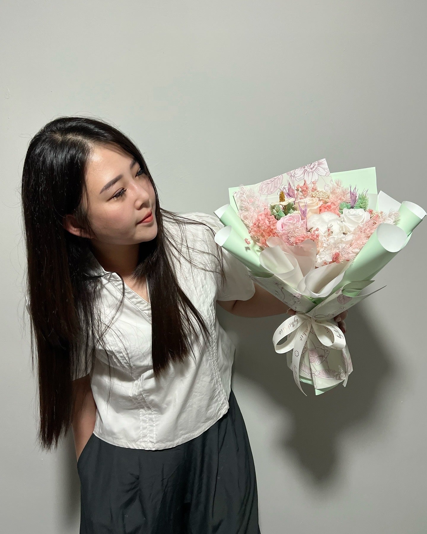 Preserved Roses Flower Bouquet - Bundle of Joy