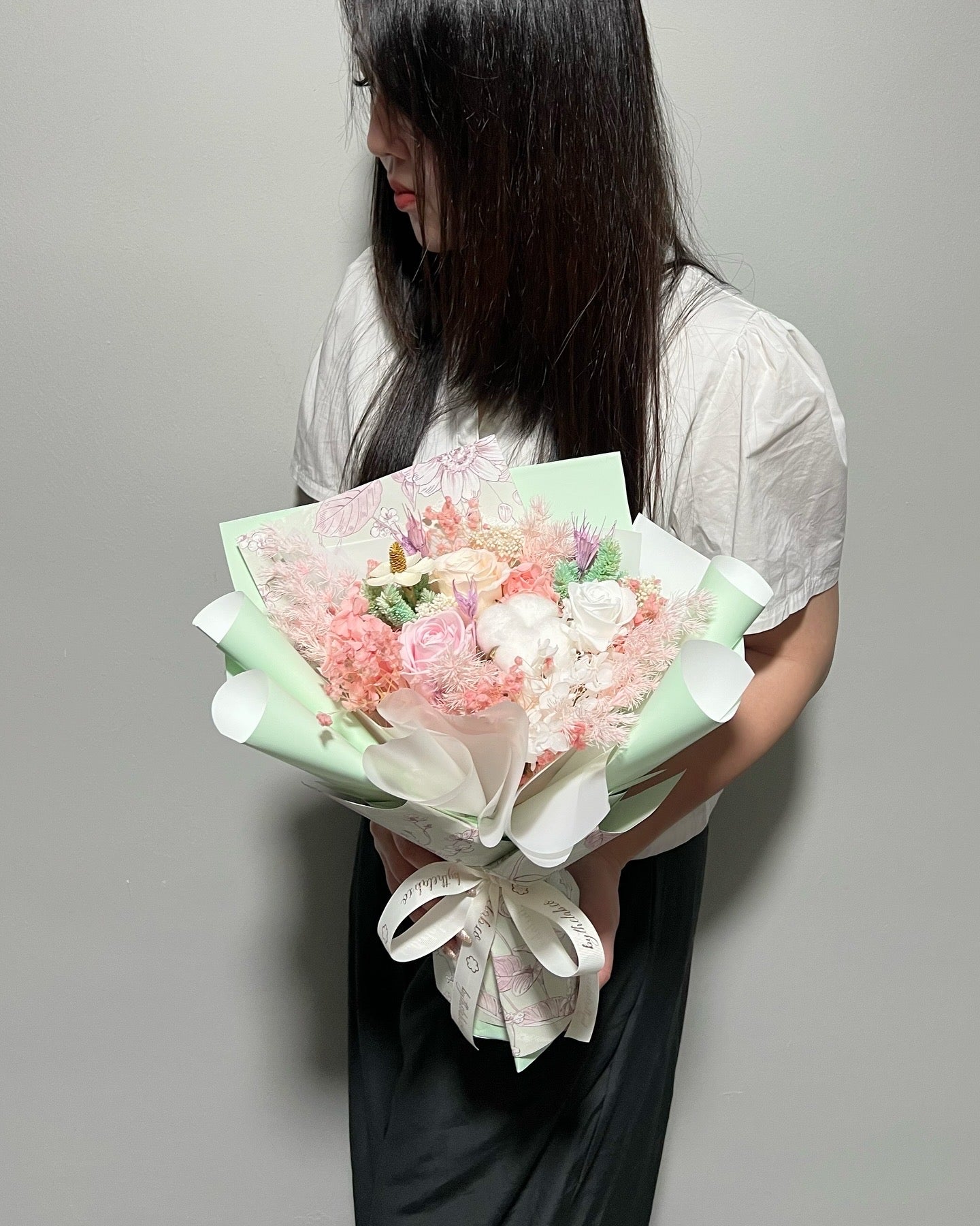 Preserved Roses Flower Bouquet - Bundle of Joy