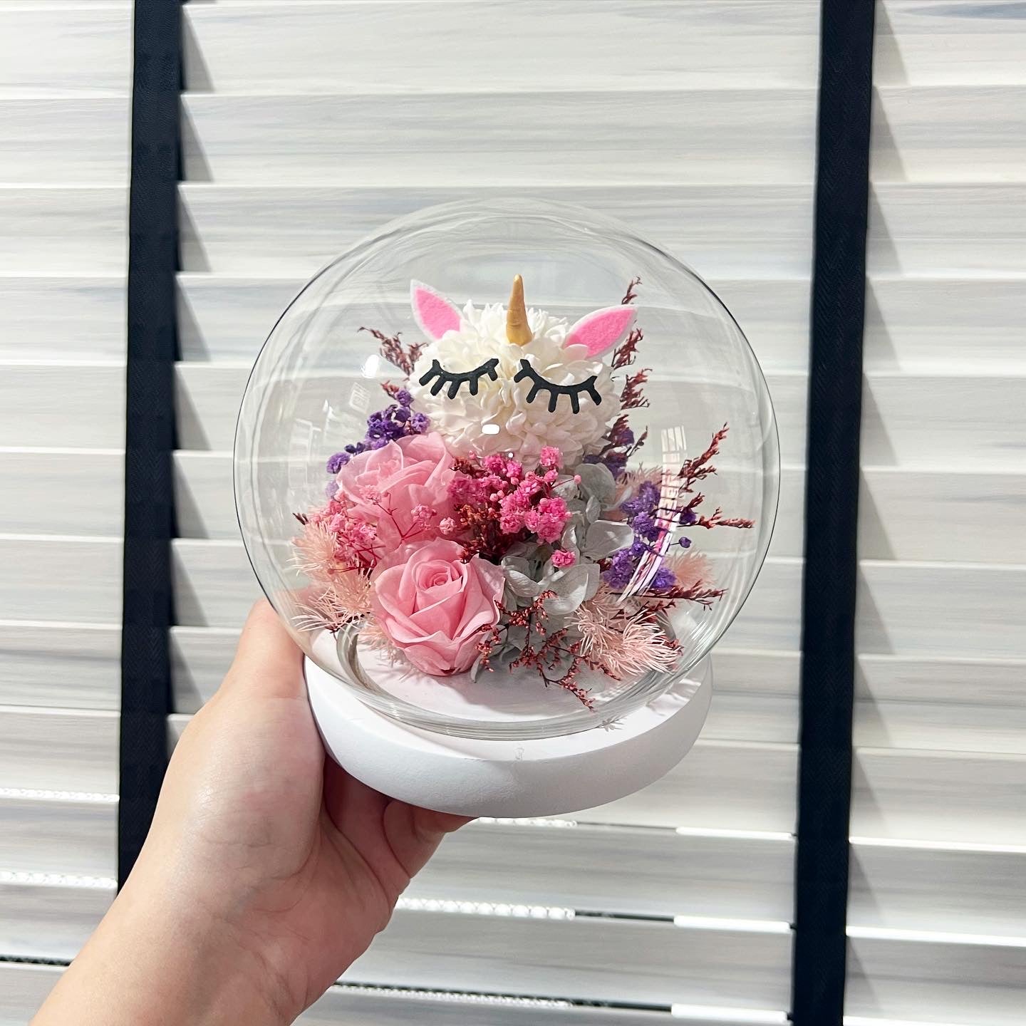 Character Glass Dome - Unicorn by