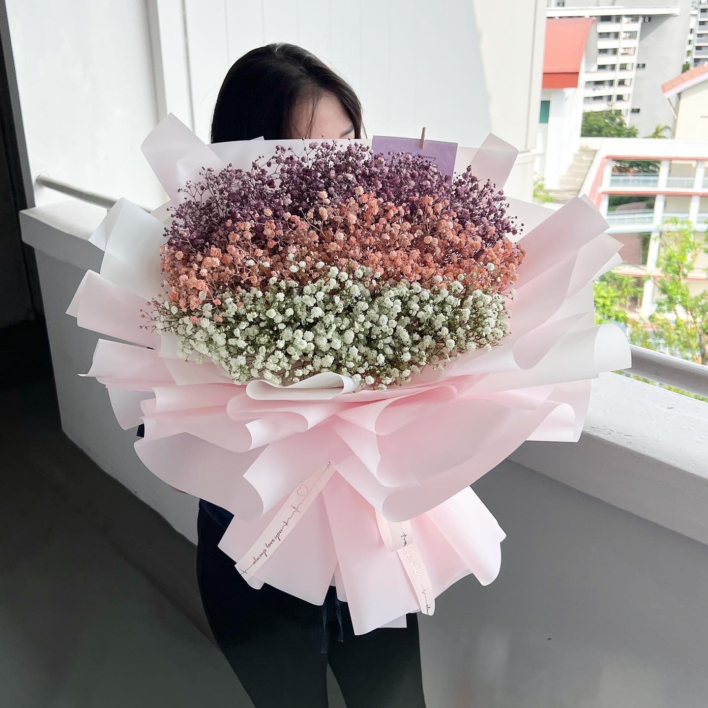 XLarge Fresh Baby Breath Bouquet - 3 Tone