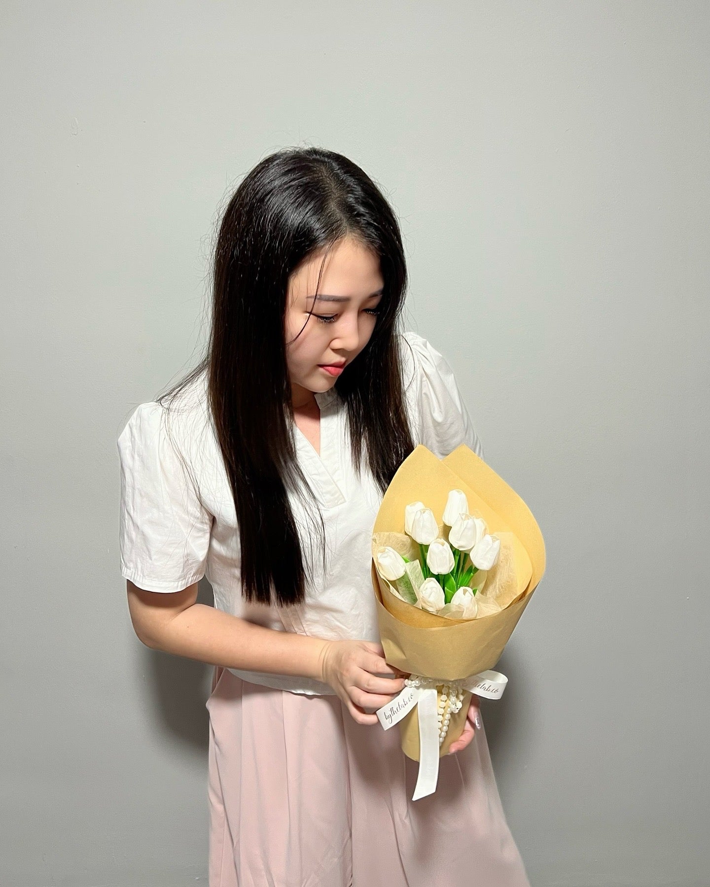 Promo! Dainty Soap Tulips Bouquet