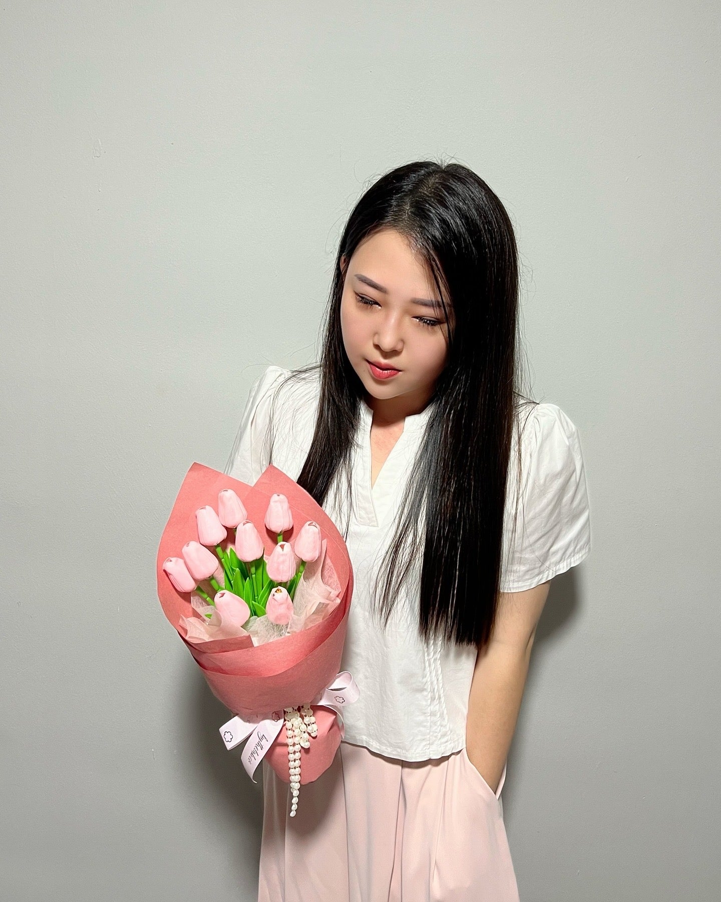 Promo! Dainty Soap Tulips Bouquet