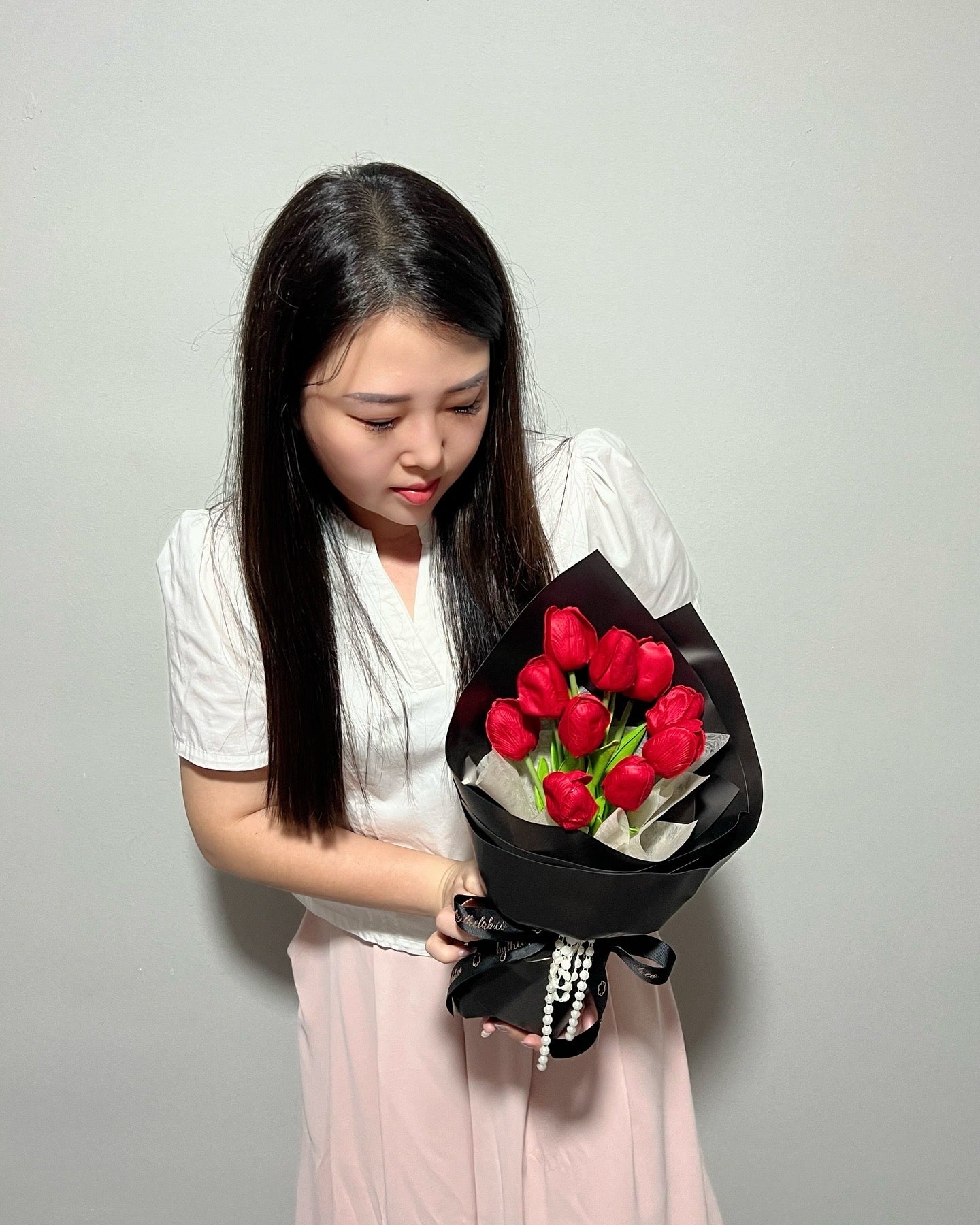 Promo! Dainty Soap Tulips Bouquet