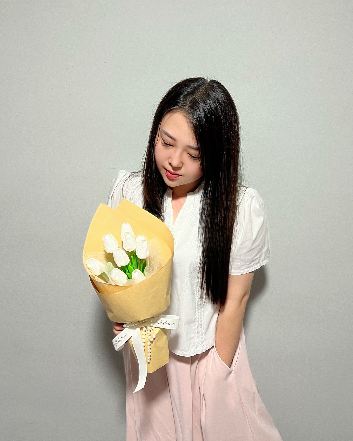 Promo! Dainty Soap Tulips Bouquet