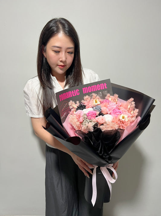 Romantic Moment Large Preserved Flower Bouquet
