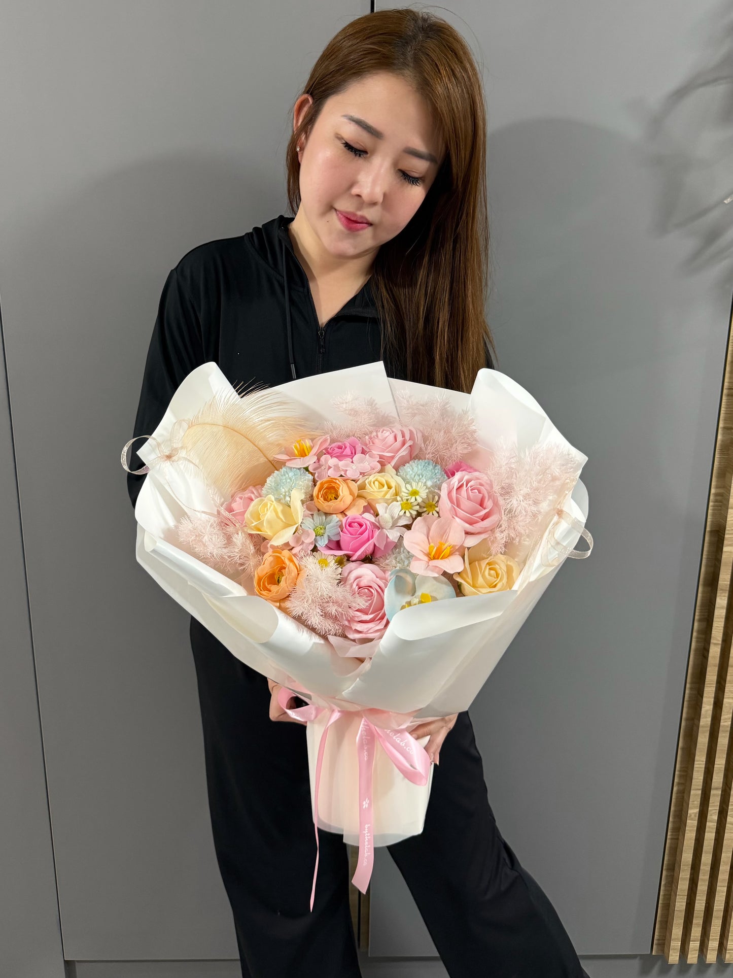 Bliss in Garden Premium Large Soap Flower Bouquet