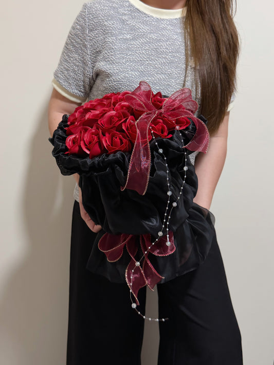 Dazzle Soap Roses Bouquet in Red