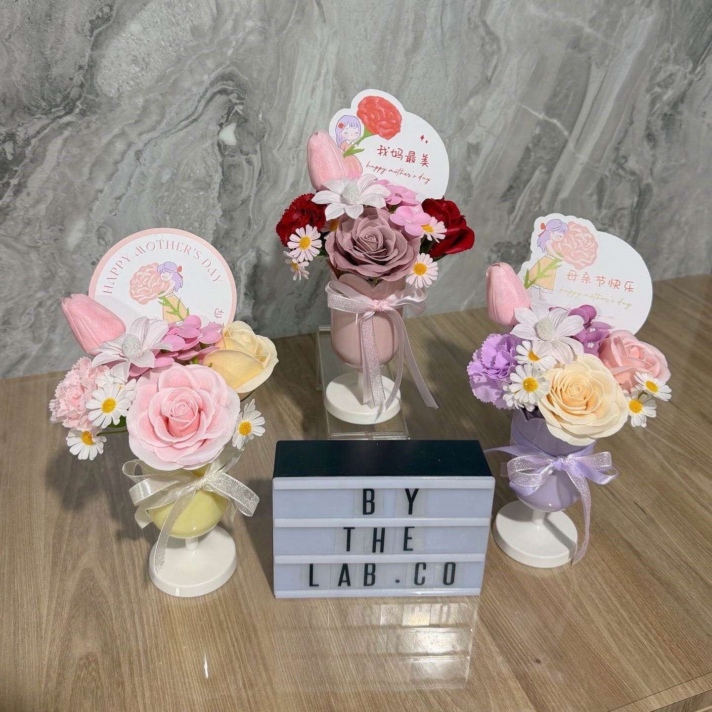520 / MUM DAY 2026 : Summer Cups in Soap Flowers!