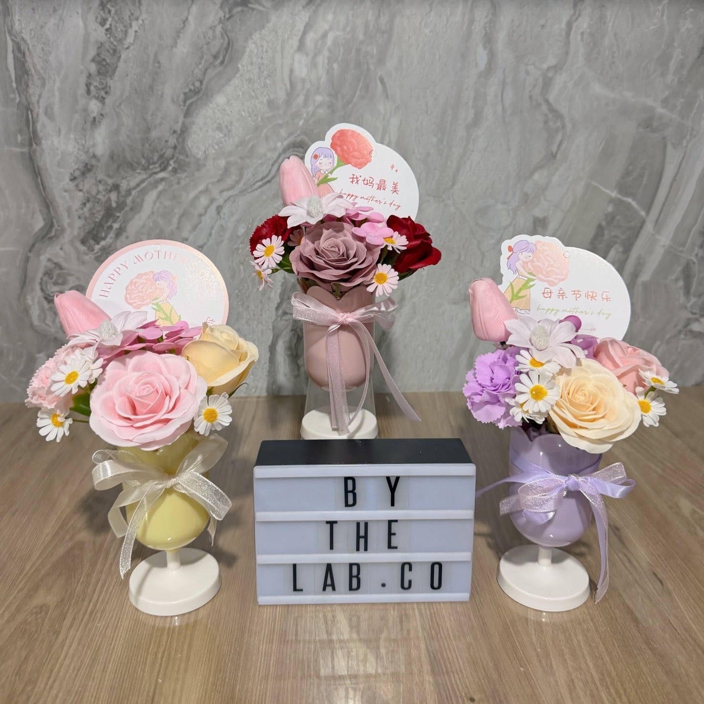 520 / MUM DAY 2026 : Summer Cups in Soap Flowers!