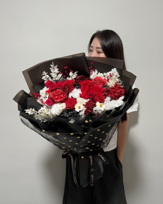 Dearest Love Large Preserved Flowers Bouquet