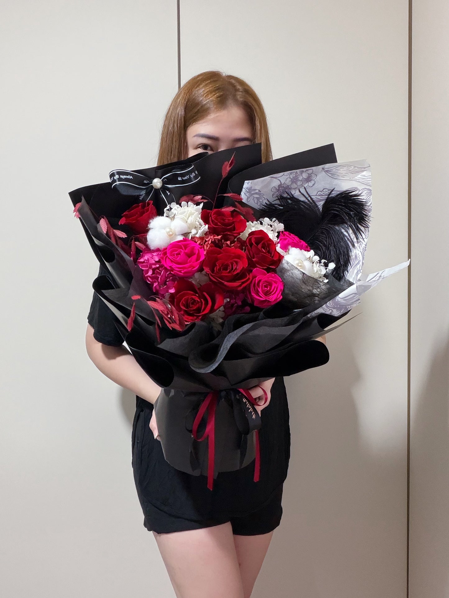 Elegant Classical - Large Preserved Roses Bouquet