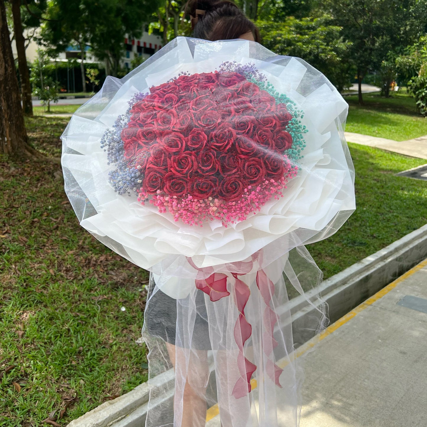 Dreamy 52 Stalks Soap Roses Bouquet